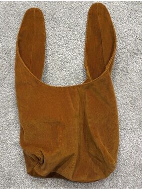Merit Tan Corduroy Makeup Bag